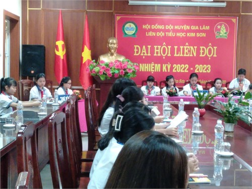 Trường Tiểu học Kim Sơn tổ chức Đại hội liên đội cấp Huyện nhiệm kì 2022-2023